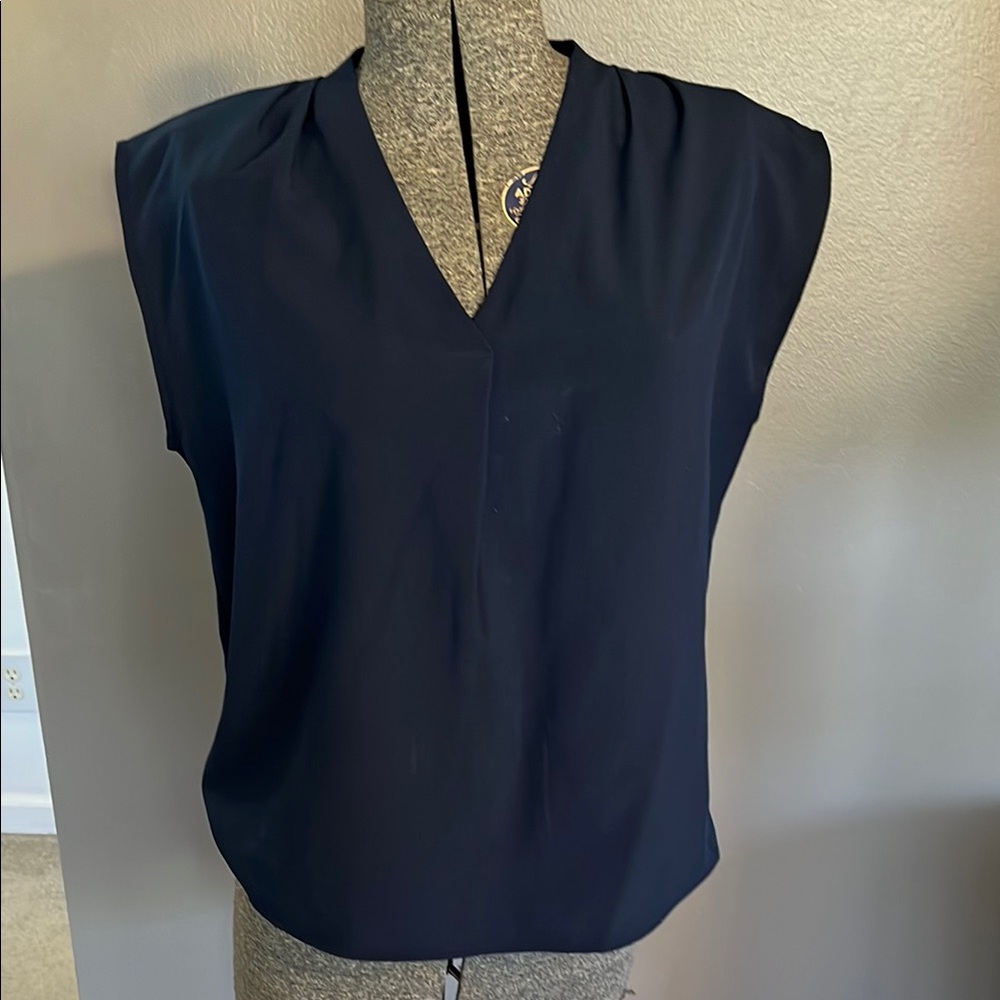 Banana Republic Boxy Blue Blouse